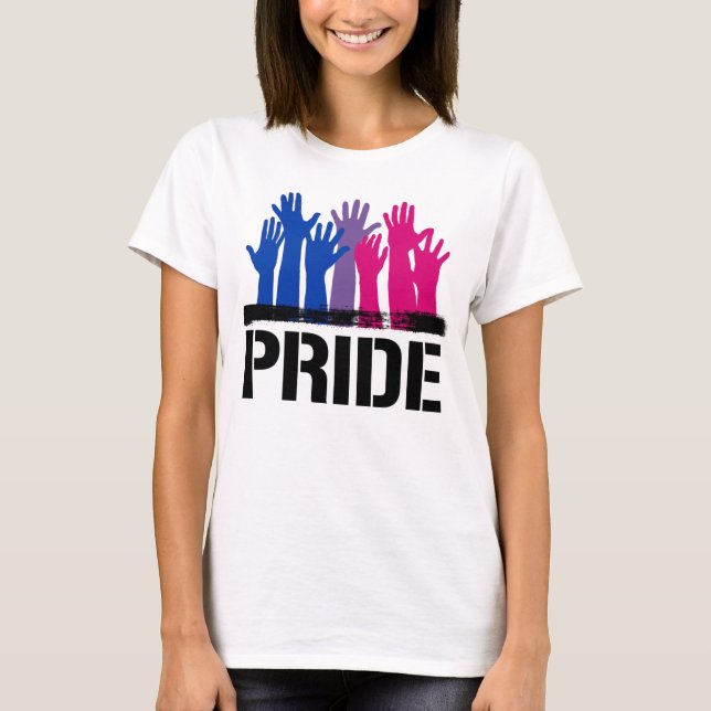 Bisexual Together Pride T-Shirt (Front)