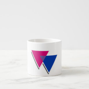 BISEXUAL TRIANGLE SYMBOL 3D ESPRESSO CUP