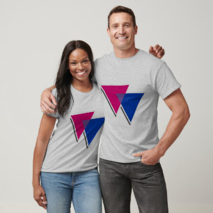 BISEXUAL TRIANGLE SYMBOL 3D T-Shirt
