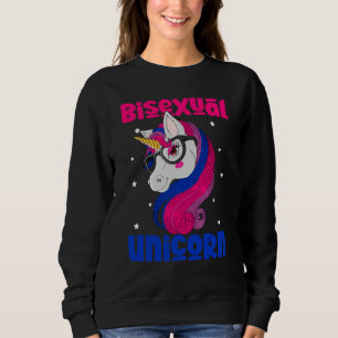 Bisexual Unicorn Bi Flag Bisexuality Pride Lgbt Al Sweatshirt