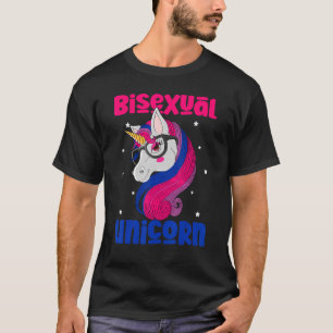 Bisexual Unicorn Bi Flag Bisexuality Pride Lgbt Al T-Shirt