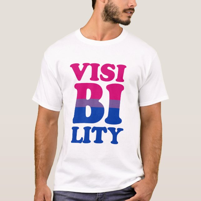 Bisexual Visibility T-Shirt (Front)