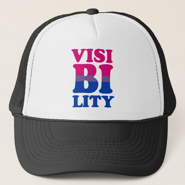 Bisexual Visibility Trucker Hat (Front)
