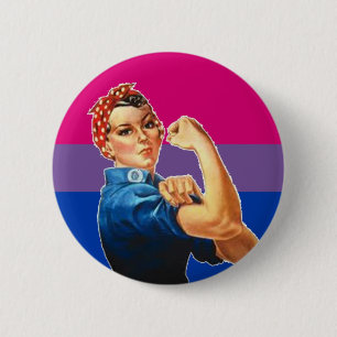 Bisexual Woman Pride 6 Cm Round Badge
