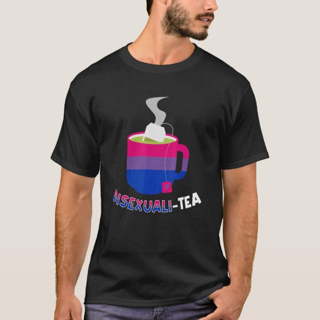 Bisexuali Tea Bisexuals Bi Community Lgbqt T-Shirt (Front)