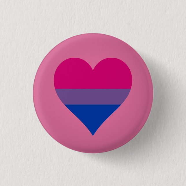 Bisexuality flag button (Front)