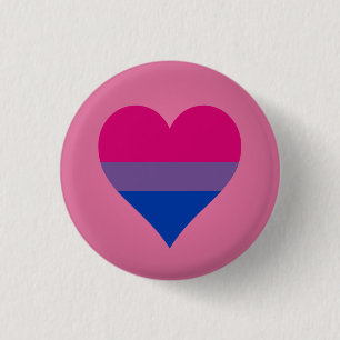 Bisexuality flag button