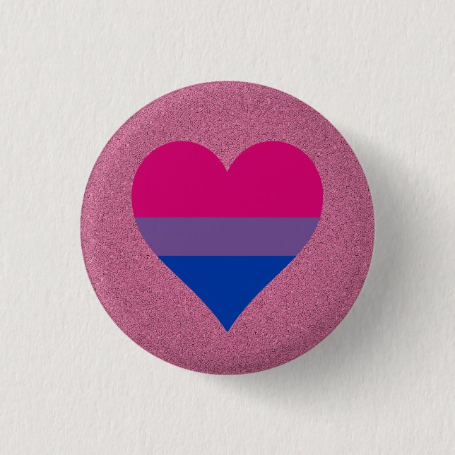 Bisexuality flag button (Front)