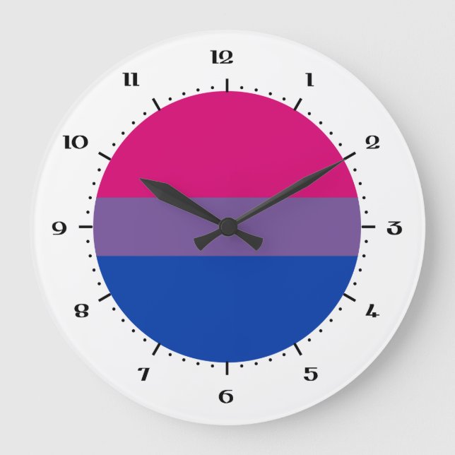Bisexuality flag clocks (Front)