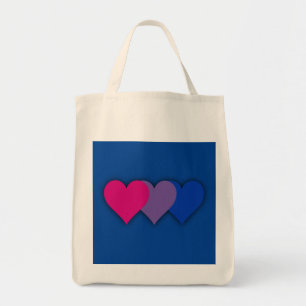 Bisexuality flag Poster Tote Bag