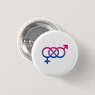 Bisexuality Gender Symbol 3 Cm Round Badge