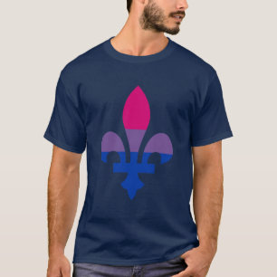 Bisexuality pride fleur-de-lis  T-Shirt