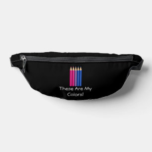 Bisexuality pride pencils  bum bags