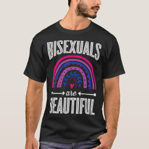 Bisexuals Are Beautiful Bisexual Pride Bohemian Ra T-Shirt