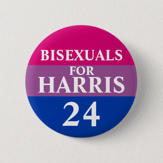Bisexuals For Harris Button