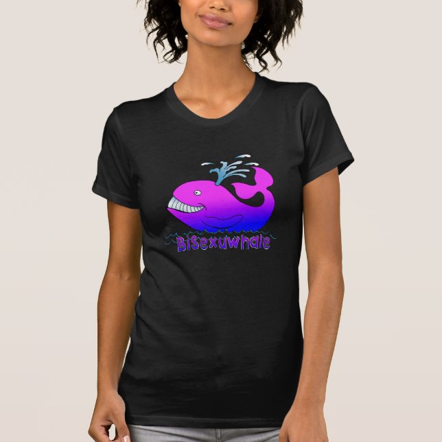 Bisexuwhale T-Shirt (Front)
