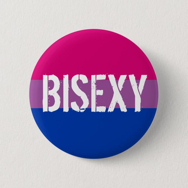 Bisexy 6 Cm Round Badge (Front)