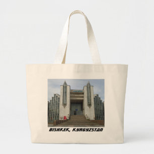 Bishkek Frunze Kyrgyzstan Wedding Palace Large Tote Bag