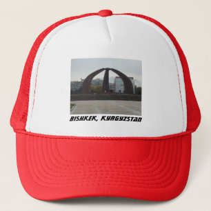 Bishkek, Kyrgyzstan Victory Square - World War II Trucker Hat
