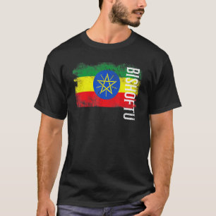 Bishoftu Ethiopia Flag For Ethiopians Men Women Ki T-Shirt