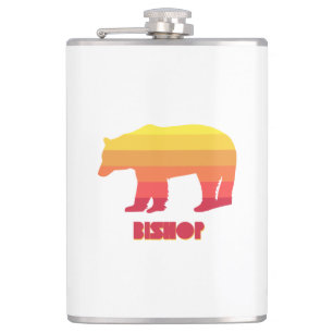 Bishop California Rainbow Bear Hip Flask