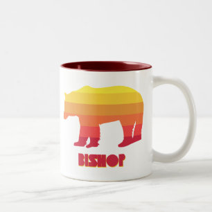 Bishop California Rainbow Bear Two-Tone Coffee Mug