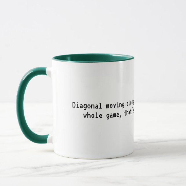 Bishop chess tip mug (Left)