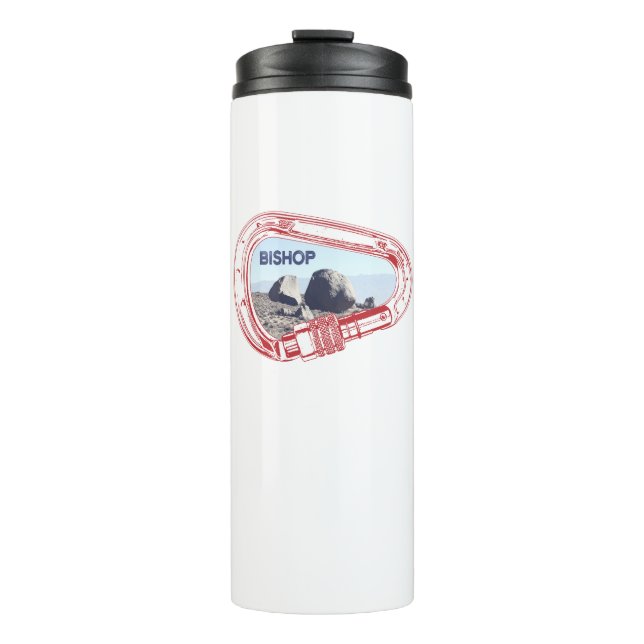 Bishop Climbing Carabiner Thermal Tumbler (Front)