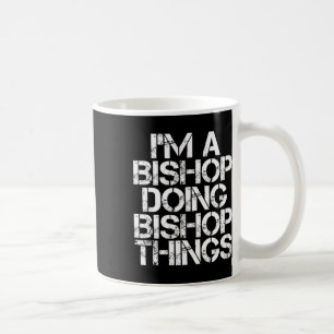 Bishop Funny Surname Family Tree Birthday Reunion Coffee Mug