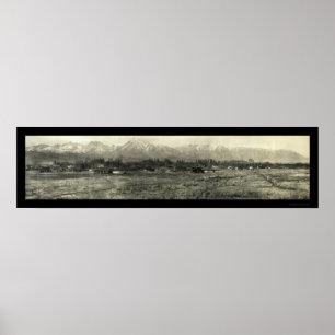 Bishop Inyo County CA Photo 1911 Poster