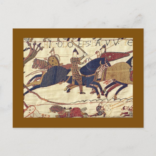  Bishop Odo rallying Duke William's army  Postcard (Front)