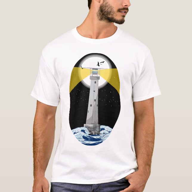 Bishop Rock Lighthouse T-Shirt (Front)