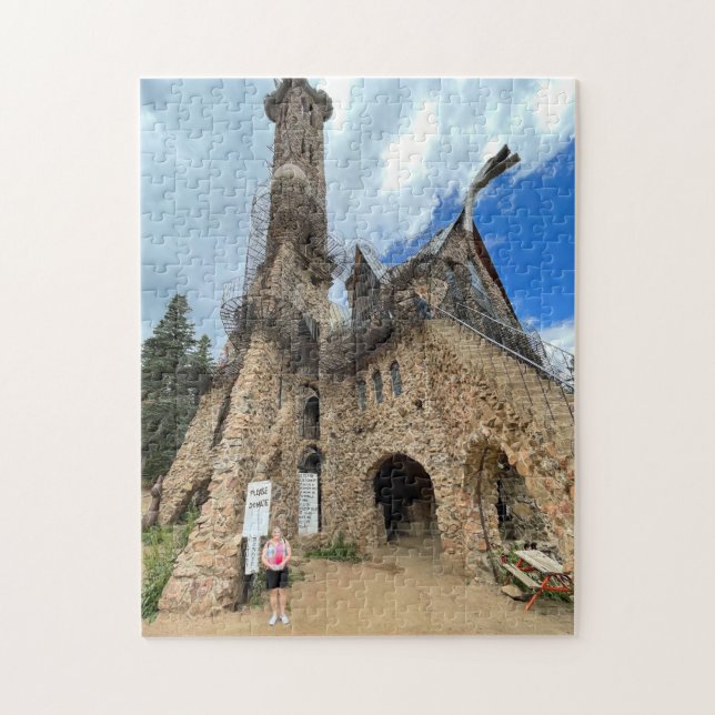Bishop's Castle Colorado side 252 piece puzzle (Vertical)