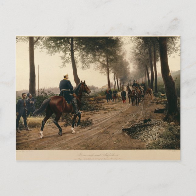 Bismarck and Napoleon Postcard (Front)