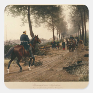 Bismarck and Napoleon Square Sticker