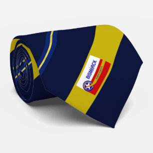 Bismarck (North Dakota) city flag Neck Tie