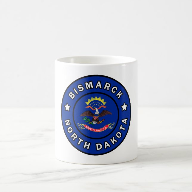 Bismarck North Dakota Coffee Mug (Center)