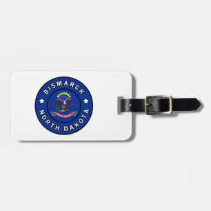 Bismarck North Dakota Luggage Tag