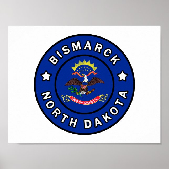 Bismarck North Dakota Poster (Front)