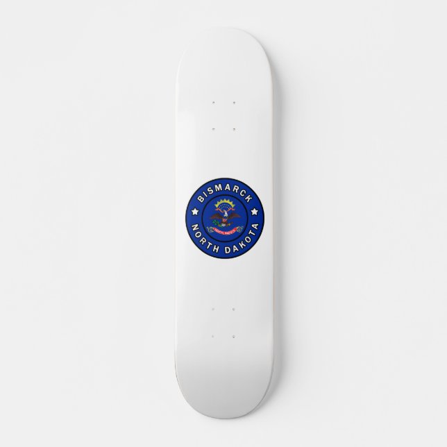 Bismarck North Dakota Skateboard (Front)