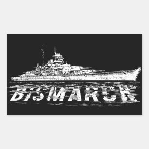 Bismarck Rectangle Stickers