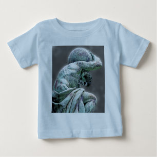 Bismarck Statue, Berlin, Greek God Atlas, Grey Bac Baby T-Shirt