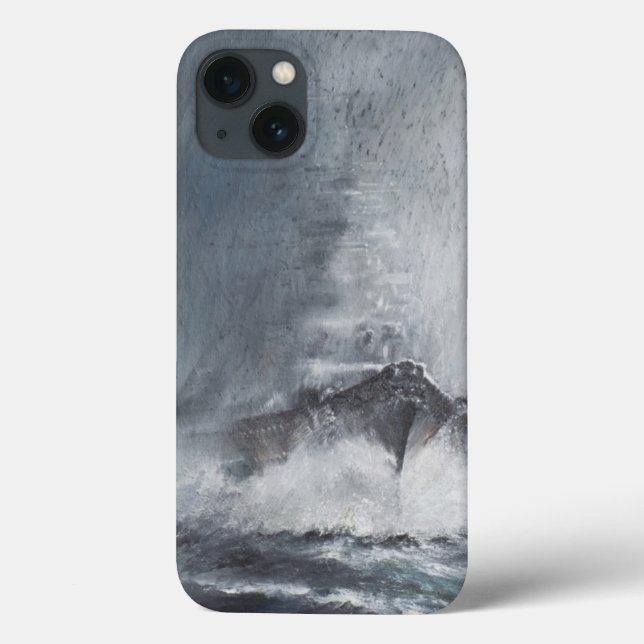 Bismarck through curtains of rain sleet Case-Mate iPhone case (Back)