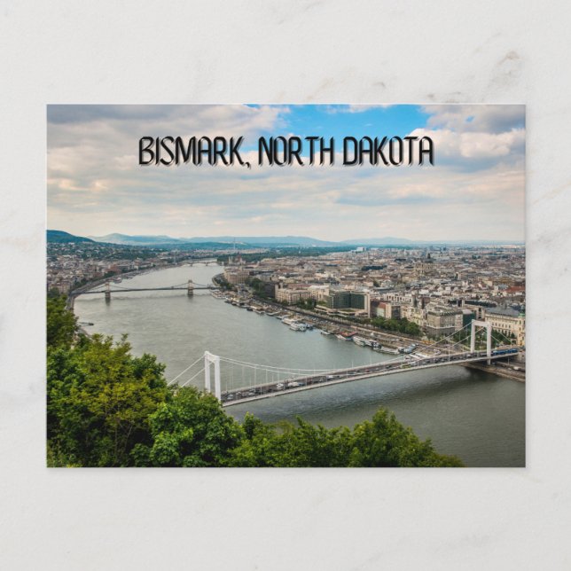 Bismark North Dakota Postcard (Front)