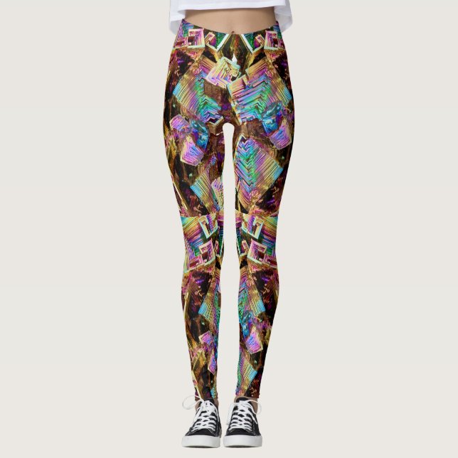 Bismuth City aerial view Leggings (Front)