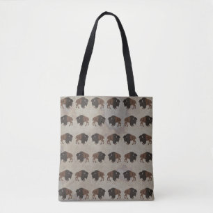 Bison Allover Tote Bag