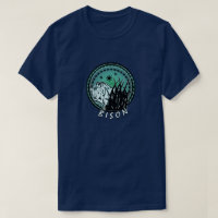 Bison - American Buffalo Aqua Blue