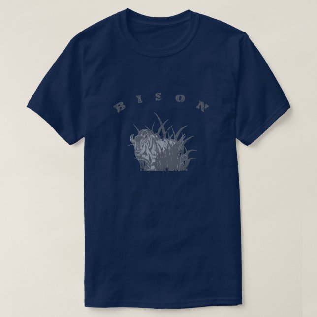 BISON - American Buffalo T-Shirt (Design Front)