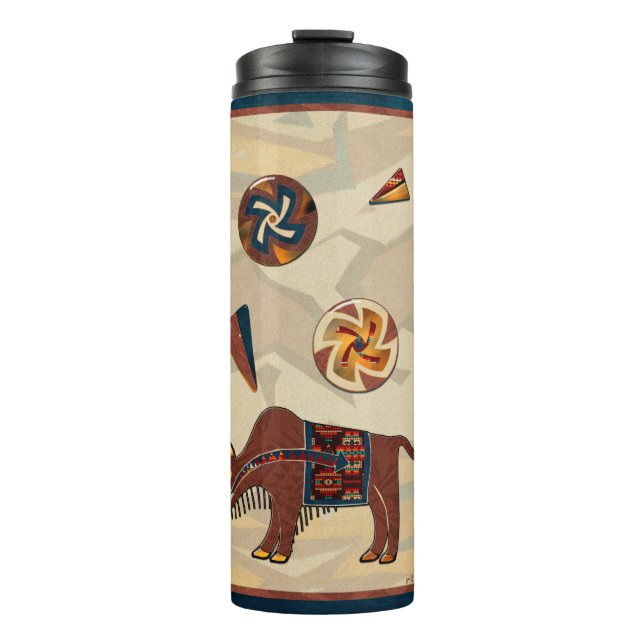 Bison Americana 3D Thermal Tumbler (Front)