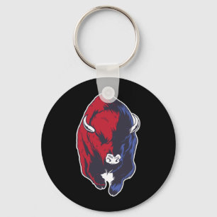 Bison Animal - American National Buffalo Key Ring